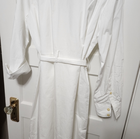 White Banana Republic poplin midi shirtdress- M - Picture 7 of 7
